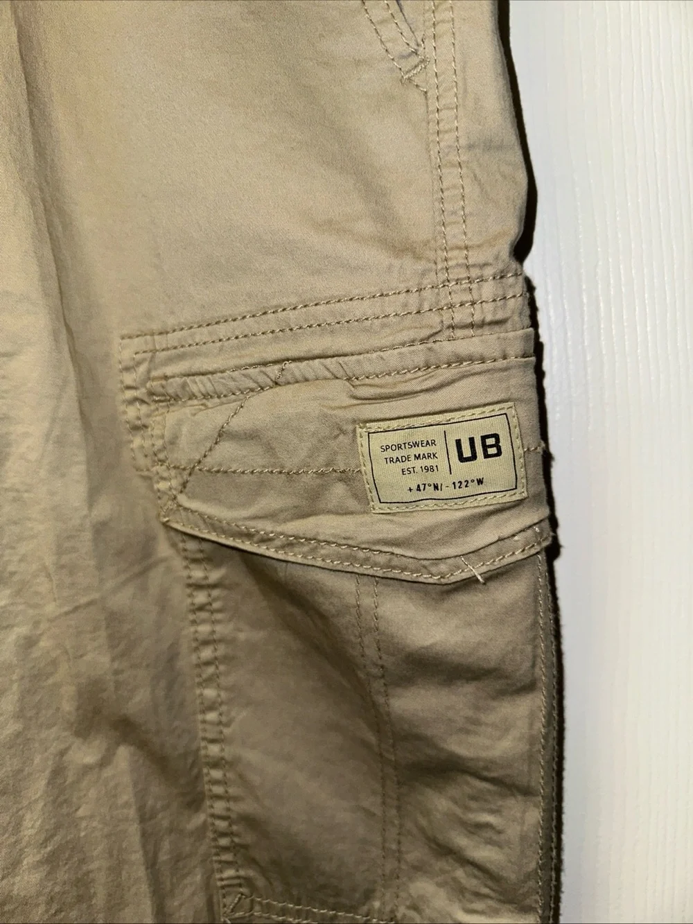 UNIONBAY Tan Men's Cargo Shorts with Side Pockets
